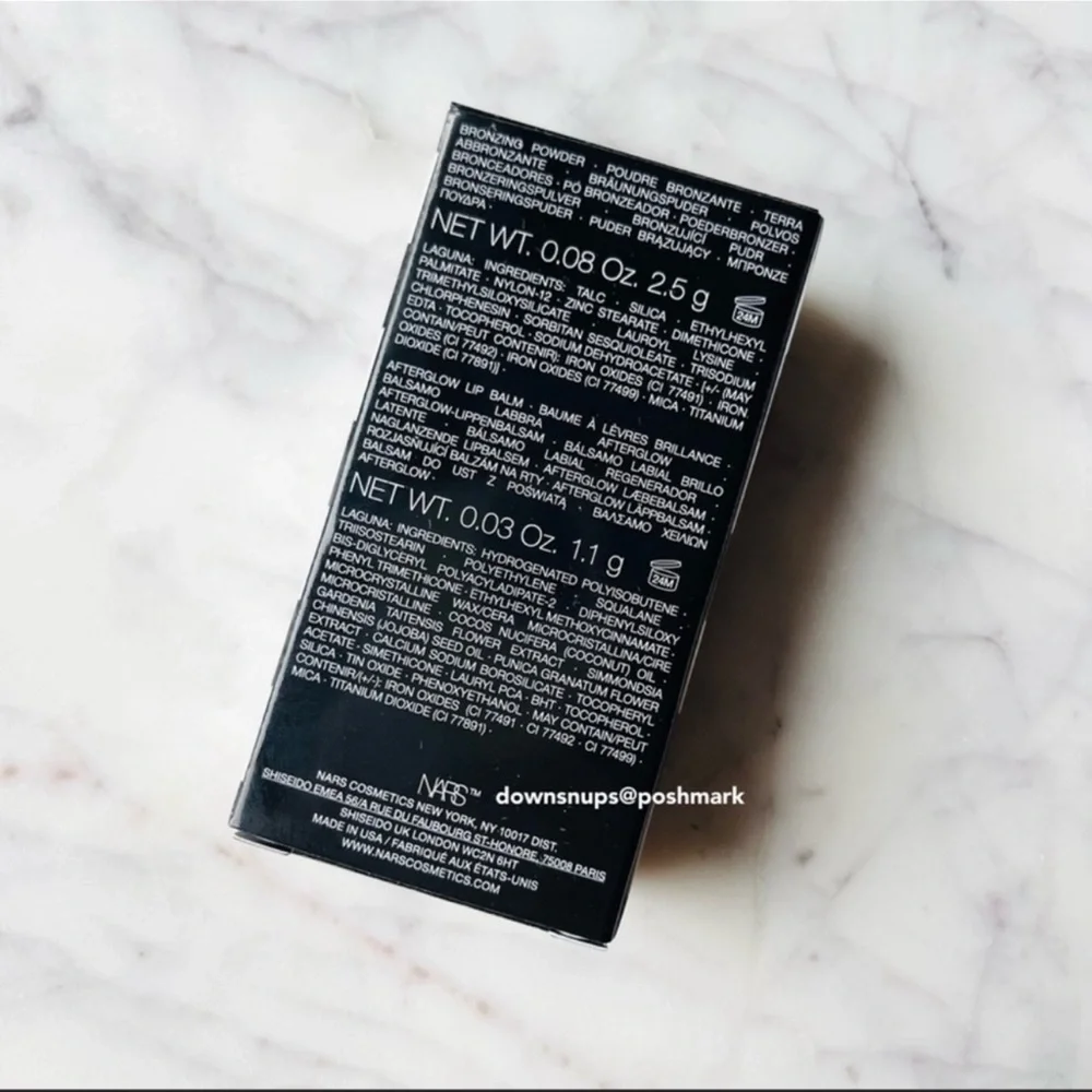 NARS Laguna Bronzer and Afterglow Lip Balm Set
